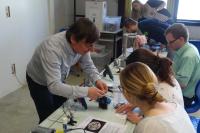 Lehrerfortbildung mit Prof. Flint (Uni Rostock)