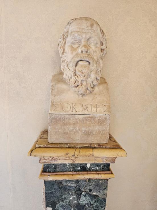 Büste des Sokrates in den Vatikanischen Museen