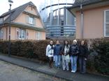 Kontrastreiche Architektur im europäischen Viertel