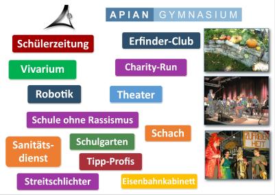 Wahlfächer und andere interessante Aktionen am Apian-Gymnasium