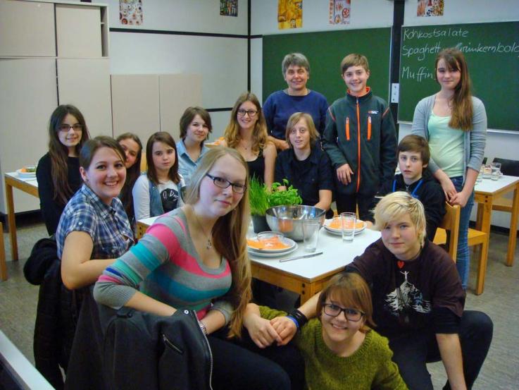 Im Schulgarten wird gekocht!