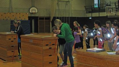 Schulranzenaktion in der 5b und 5d