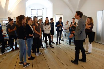 Begrüßung durch Herrn Bräu