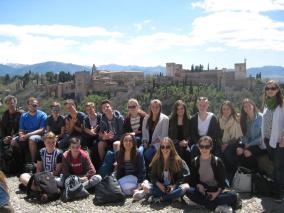 Albaycín: Blick auf die Alhambra