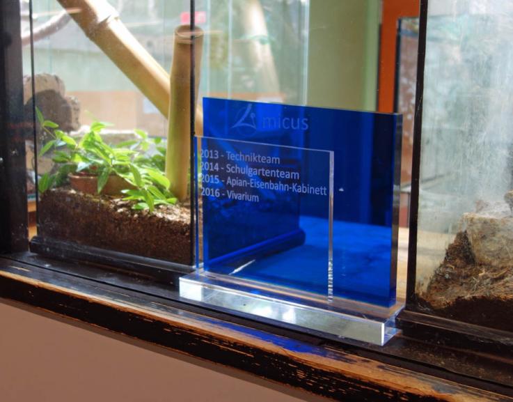 Das Vivarium erhält den Anerkennungspreis des Apian-Freundeskreises.