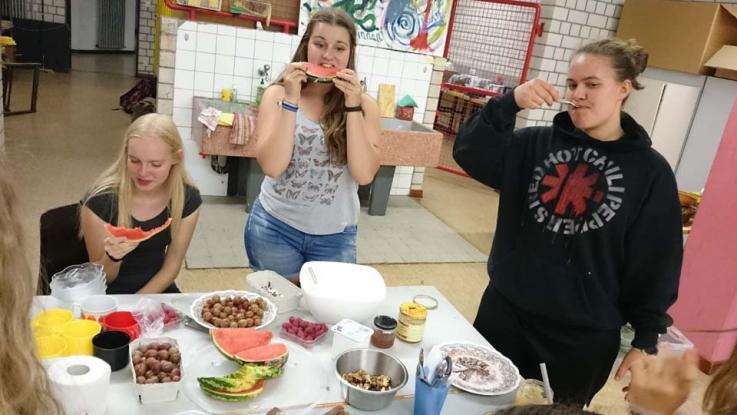 Erntezeit im Schulgarten