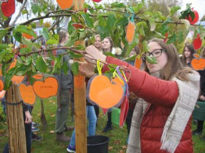 Apfelbaumaktin zum 500. Reformationsjubiläum