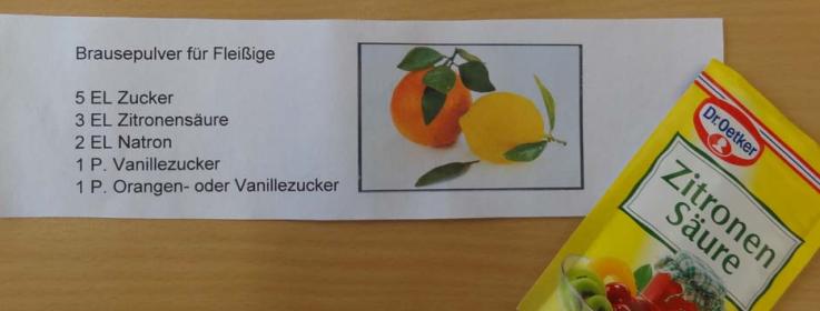 Rezept für die Brause