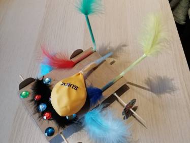 Bewegung durch die Luft ...