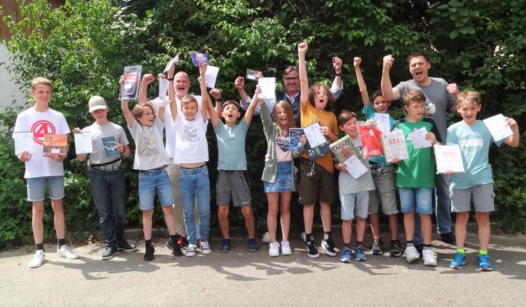 Freudige Preisträger