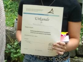 Les champions de lecture – französischer Vorlesewettbewerb der 7. Klassen