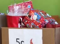 Fünftklässler in Weihnachtsstimmung