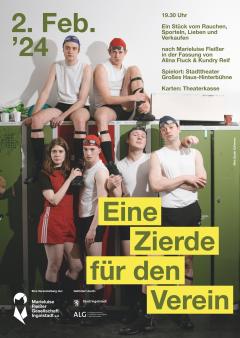 Plakat Zierde für den Verein