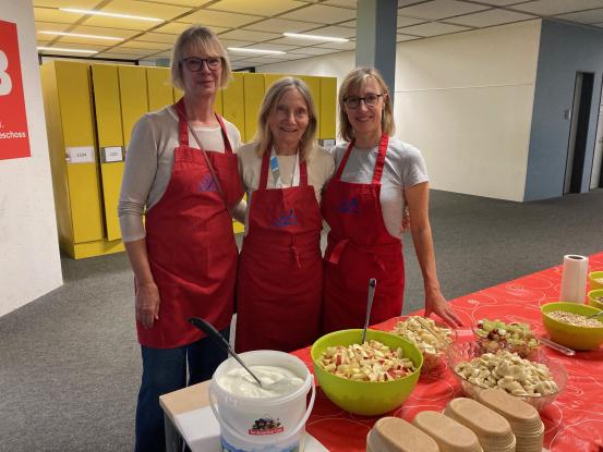 (von links): Susanne Holzwarth, Brigitte Krach, Alexandra Rimmelspacher