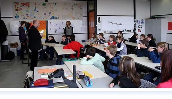 Dreharbeiten am Apian-Gymnasium