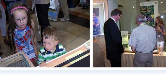 Großes Staunen bei den Kleinen und auch bei Dr. Marcel Huber