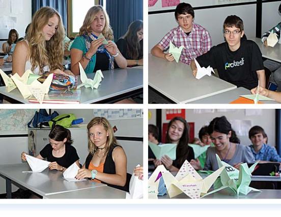 1000 Kraniche für den Frieden