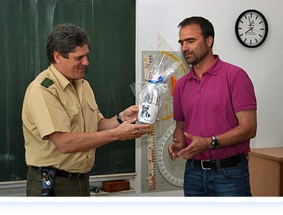 Dank an Herrn Fischer für seine interessanten Vorträge