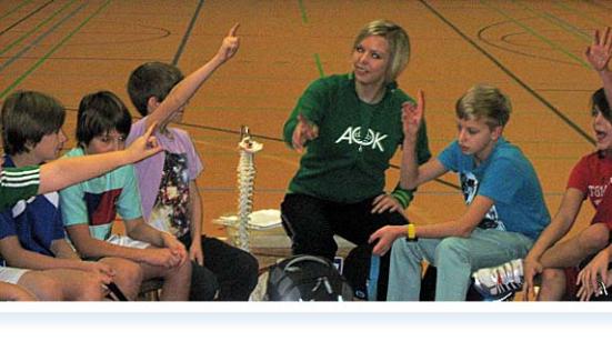 Aktion „Gesunder Schulranzen“ in den 5. Klassen