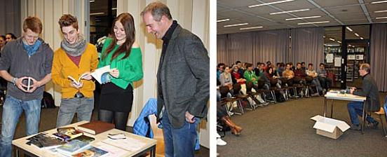 Rüdiger Woog liest am Apian- Gymnasium