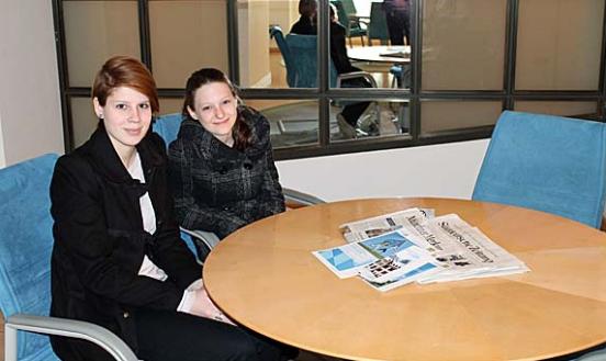 Lateinerinnen besuchen die Staatskanzlei in München