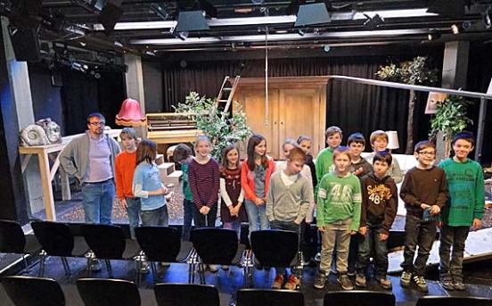 Klasse 5 f auf der "Reise zum Mittelpunkt der Erde"