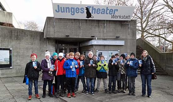 Klasse 5 f auf der "Reise zum Mittelpunkt der Erde"