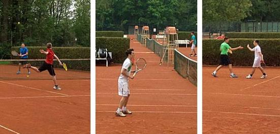 Tennis-Wettkampfrunde eröffnet