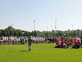 P-Seminar beim Sportfest in St. Vinzenz