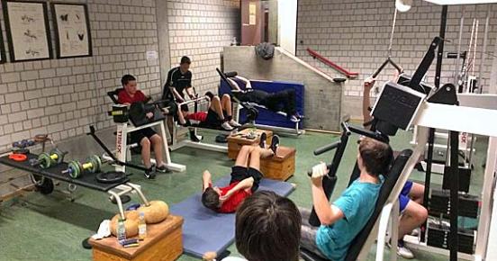 Krafttraining am Apian-Gymnasium