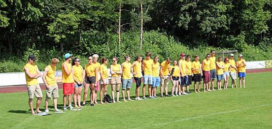 P-Seminar beim Sportfest in St. Vinzenz