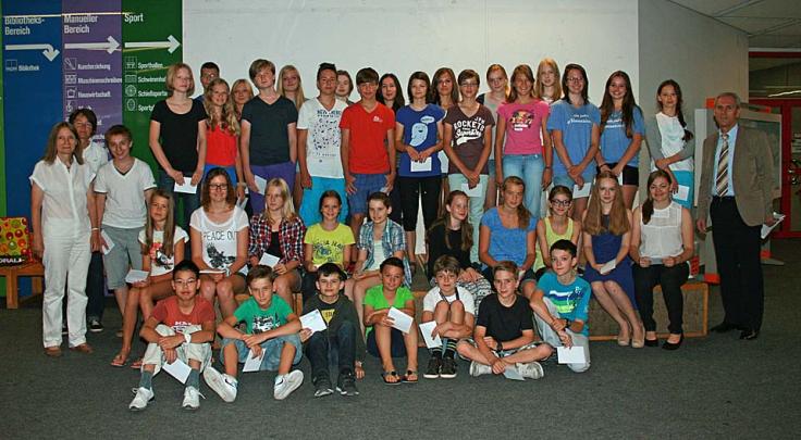 Die Klassenbesten im Schuljahr 2012/2013